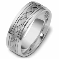 Item # 110101PP - Platinum hand made Wedding Band