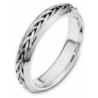 Item # 110191PP - Platinum Wedding Band  Hand Made