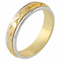 Item # 110251E - Wedding Band 18 kt Hand Made