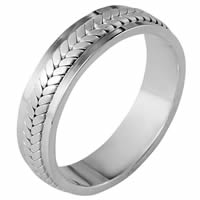 Item # 110381PP - Platinum 5.5 mm Wide Wedding Band