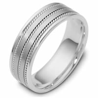 Item # 110531PD - Palladium 7mm Handmade Comfort Fit Wedding Band