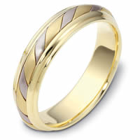 Item # 110951E - 18K Gold Comfort Fit,5.0mm Wide Wedding Band