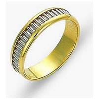 Item # 110971E - 18K Gold Comfort Fit, 5.0mm Wide Wedding Band