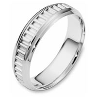 Item # 110981PP - Platinum Comfort Fit, 6.0mm Wide Wedding Band