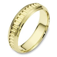 Item # 110981 - 14K Gold Comfort Fit, 6.0mm Wide Wedding Band