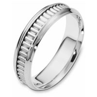 Item # 110991PP - Platinum Comfort Fit, 6.0mm Wide Wedding Band