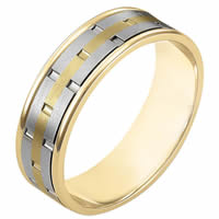 Item # 111161 - 14K Gold Comfort Fit, 6.5mm Wide Wedding Band