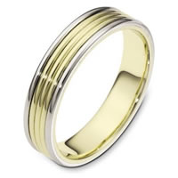 Item # 111181 - Wedding Band 14K Two-Tone Gold Wedding Band