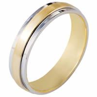 Item # 111251E - 18K Gold Comfort Fit, 5.0mm Wide Wedding Band