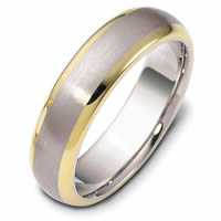 Item # 111411E - 14K Gold Comfort Fit, 6.0mm Wide Wedding Band