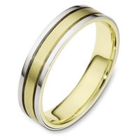 Item # 111451E - 18K Gold Comfort Fit, 4.5mm Wide Wedding Band