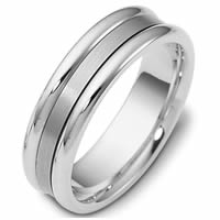 Item # 111491PD - Palladium Comfort Fit, 6.5mm Wide Wedding Band