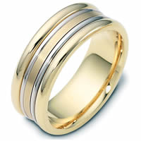 Item # 111501 - 14K Gold Comfort Fit, 8.0mm Wide Wedding Band