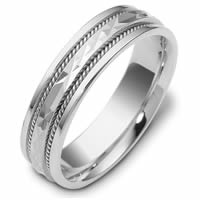 Item # 111661PP - Platinum Hand Made Comfort Fit Wedding Band