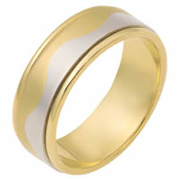 Item # 112081 - 14 k Gold Wedding Band Forever Together