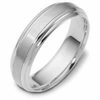 Item # 112721WE - 18 kt White Gold Plain