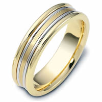 Item # 113021E - 18K Gold Comfort Fit, 6.0mm Wide Wedding Band