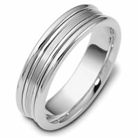 Item # 113021W - 14 K Gold Comfort Fit, 6.0mm Wide Wedding Band