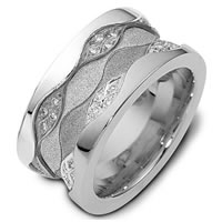 Item # 113291WE - 18KT Gold Diamond Wedding Band