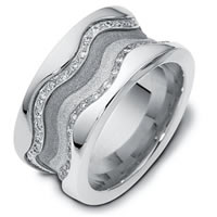 Item # 113311WE - 18K Gold Diamond Wedding Band