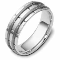 Item # 114251TG - Titanium-14 K Gold Two-Tone Wedding Ring