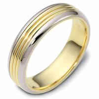 Item # 114271 - Classic Two-Tone 6.0mm Wide, Comfort Fit, Wedding Band