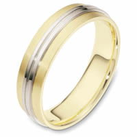 Item # 114441E - 18K Gold 6.0mm Wide, Comfort Fit Wedding Band