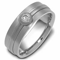 Item # 114681WE - 18K Gold Diamond Wedding Ring