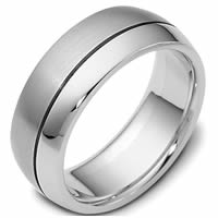 Item # 115081PD - Palladium 8.0mm Wide, Comfort Fit Wedding Band