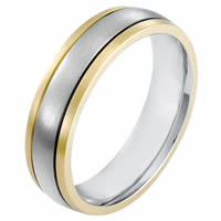 Item # 115431E - 18K Gold 6.0mm Wide, Comfort Fit Wedding Band