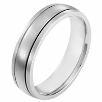 Item # 115431PP - Platinum 6.0mm Wide, Comfort Fit Wedding Band