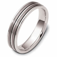 Item # 117161TG - Titanium and Gold Wedding Ring