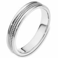 Item # 117171PP - Platinum, Comfort Fit, 4.0mm Wide Wedding Band