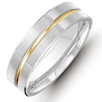 Item # 118091E - 18K Gold, Comfort Fit, 8.0mm Wide Wedding Band