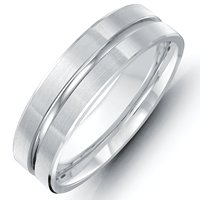 Item # 118091PP - Platinum, Comfort Fit, 8.0mm Wide Wedding Band