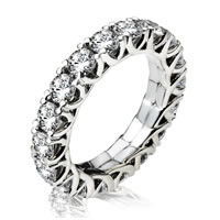 Item # 13796PD - Palladium Diamond Eternity Ring