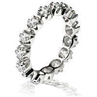 Item # 13804PD - Palladium Diamond Eternity Ring