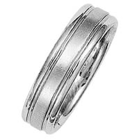 Item # 211001W - Gold Comfort Fit, 6.0mm Wide Wedding Band