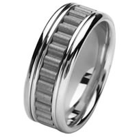 Item # 211431W - 14 Kt Whit Gold Wedding Band