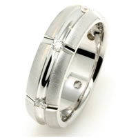 Item # 234833WE - 18K Diamond Wedding Band