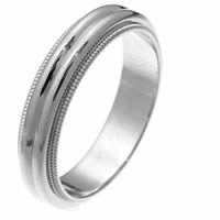 Item # 26871WE - Two Dome Wedding Ring