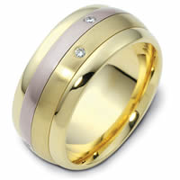 Item # 46988E - 18K Gold Spinning Diamond Wedding Band