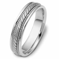 Item # 47554W - Hand Crafted Wedding Ring