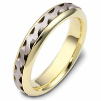 Item # 47922E - Handcrafted Wedding Ring 