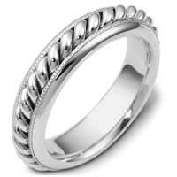 Item # 48040WE - Handcrafted Wedding Ring