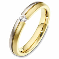 Item # 48580 - Gold 4.0mm Wide Diamond Wedding Band