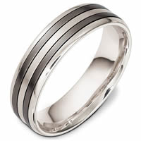 Item # 48637TP - Titanium & Platinum Classic Wedding Ring