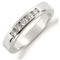 Item # 521235WE - 18K White Gold Diamond Anniversary Band