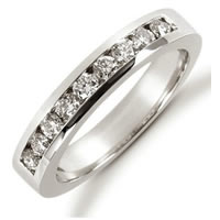 Item # 521239WE - 18K White Gold Diamond Anniversary Band