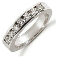 Item # 521257PD - Palladium Diamond Anniversary Band